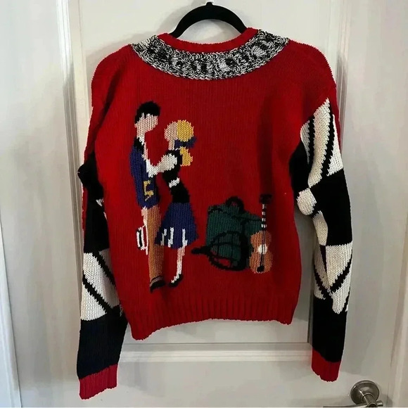 963 Lisa Nichols Football Sweetheart Couple Pullover Heavy Sweater Taylor Swift - Picture 5 of 5